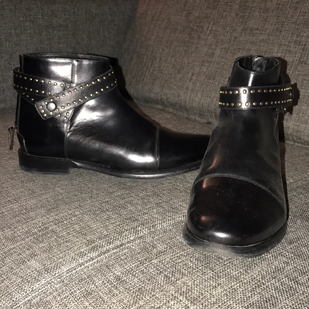 BALENCIAGA BLACK BOOTIES SIZE 38 - Picture 2 of 7